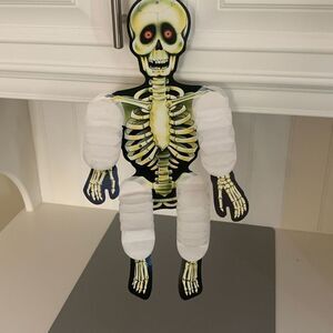 Vintage Halloween Honeycomb Skeleton